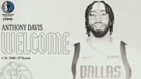 Dallas Mavericks anuncia contratação de Anthony Davis