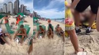 Vídeo: vendedor de mate é esfaqueado por outro durante briga em praia no RJ