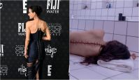 Demi Moore usa vestido que faz referência à cena de "A Substância"