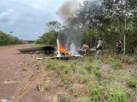 AM: avião vindo do Peru com 500 kg de drogas é interceptado pela FAB