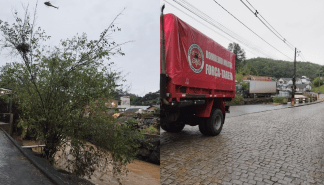 SC: jovem desaparece em rio após temporal em Blumenau