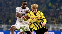 Borussia Dortmund vacila e sofre empate do Lille na Champions League