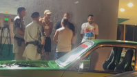 PM apreende carro em abordagem a rapper Hungria e influencer em Goiânia