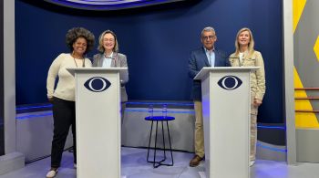 Sebastião Melo (MDB) e Maria do Rosário (PT) se encontraram nesta segunda-feira (14) para debate do segundo turno promovido pela TV Bandeirantes 