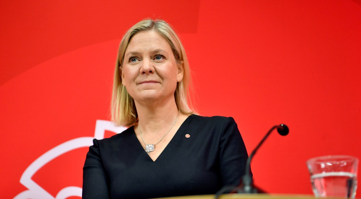 Magdalena Andersson, primeira-ministra da Suécia