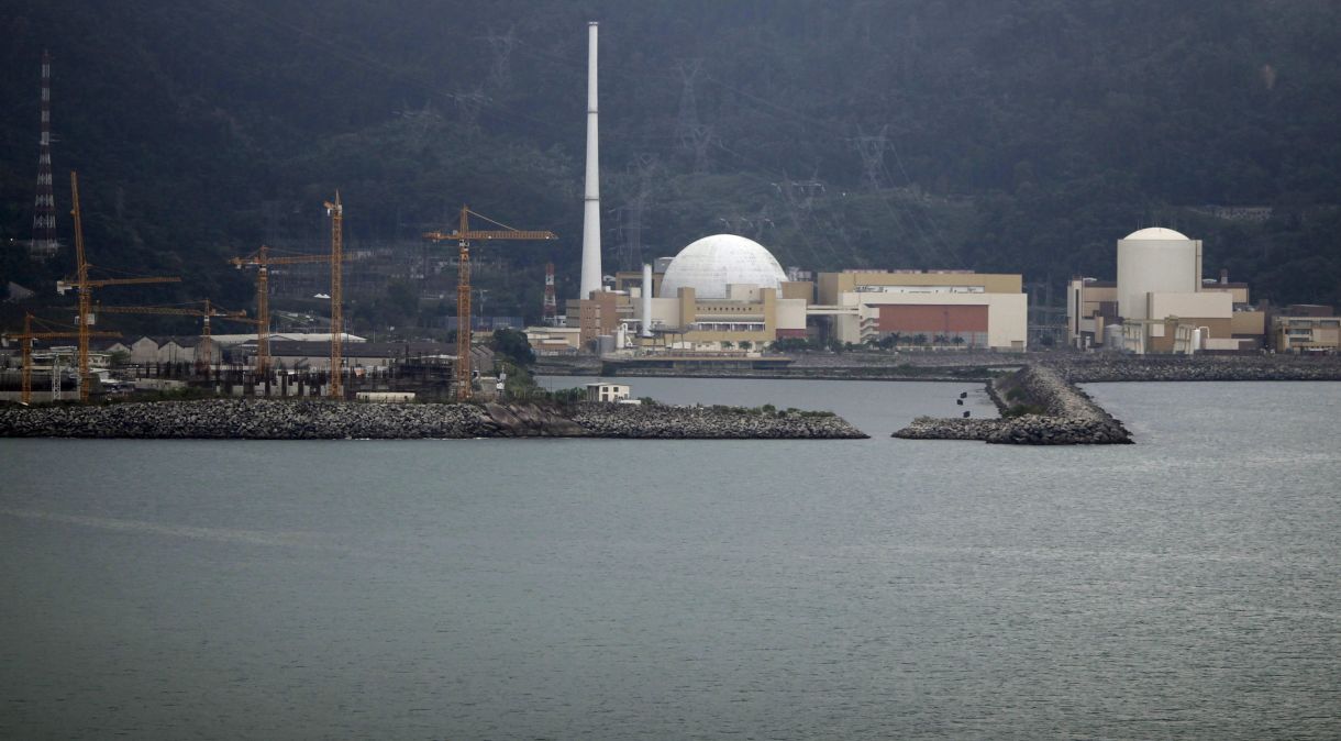 Complexo Nuclear de Angra dos Reis, no estado do Rio de Janeiro, Brasil