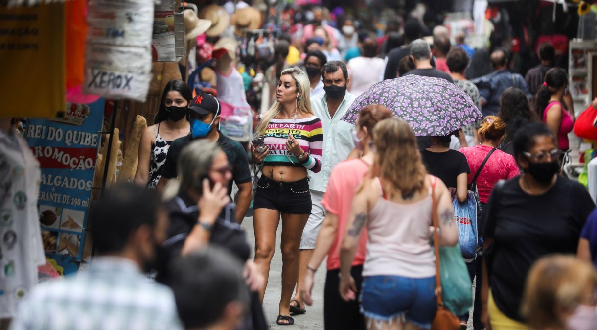 Comércio popular no Rio de Janeiro