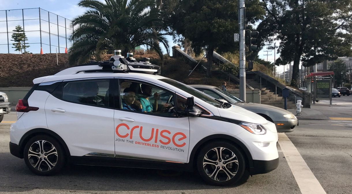 Carro autônomo da Cruise em São Francisco, Califórnia