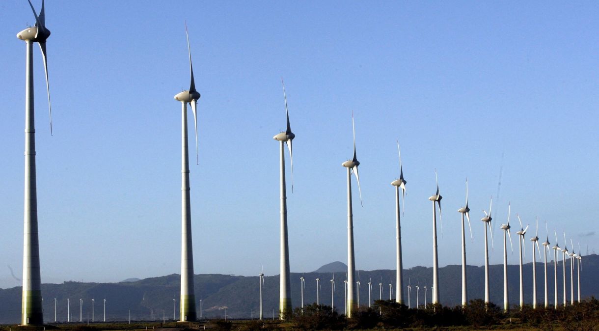 Geradores de energia eólica em Osório (RS)