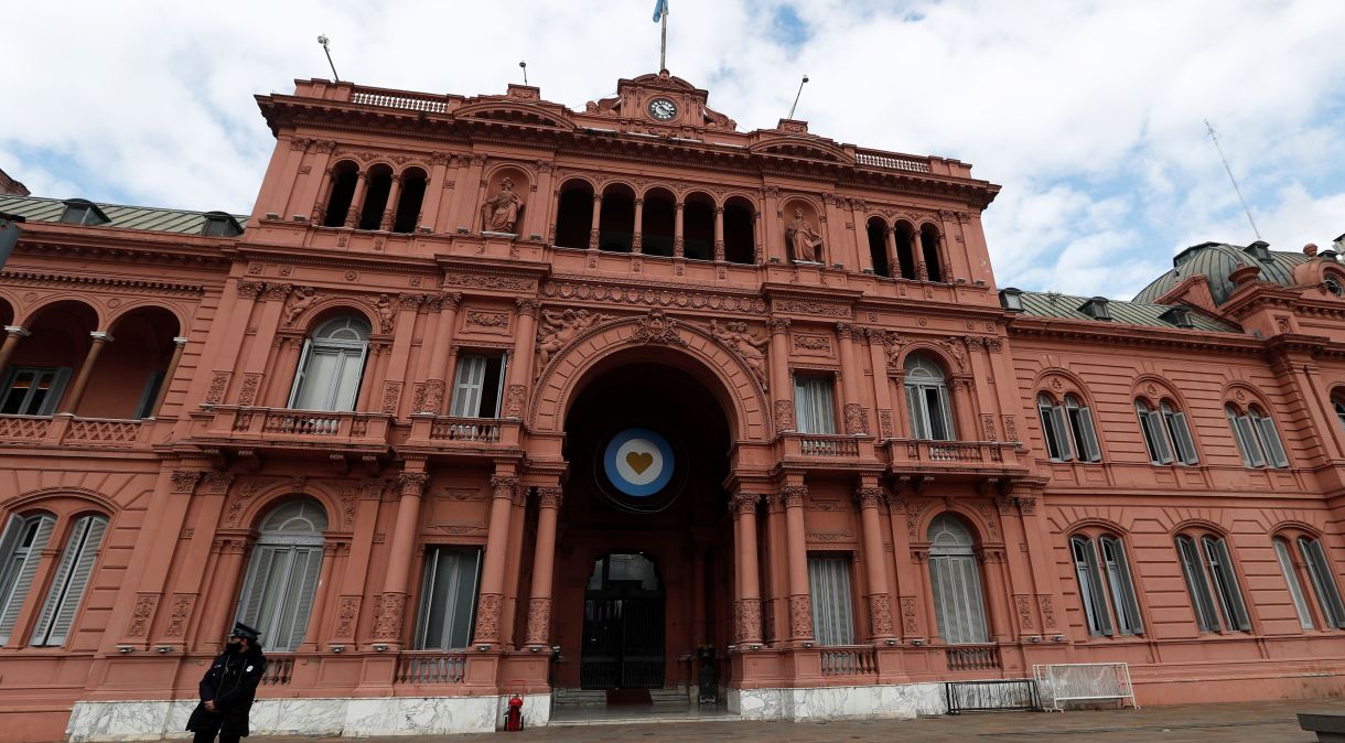 Casa Rosada, sede da Presidência argentina, em Buenos Aires