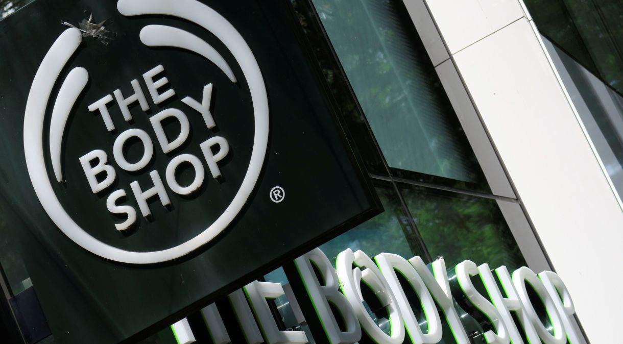 Logo da The Body Shop em Viena
