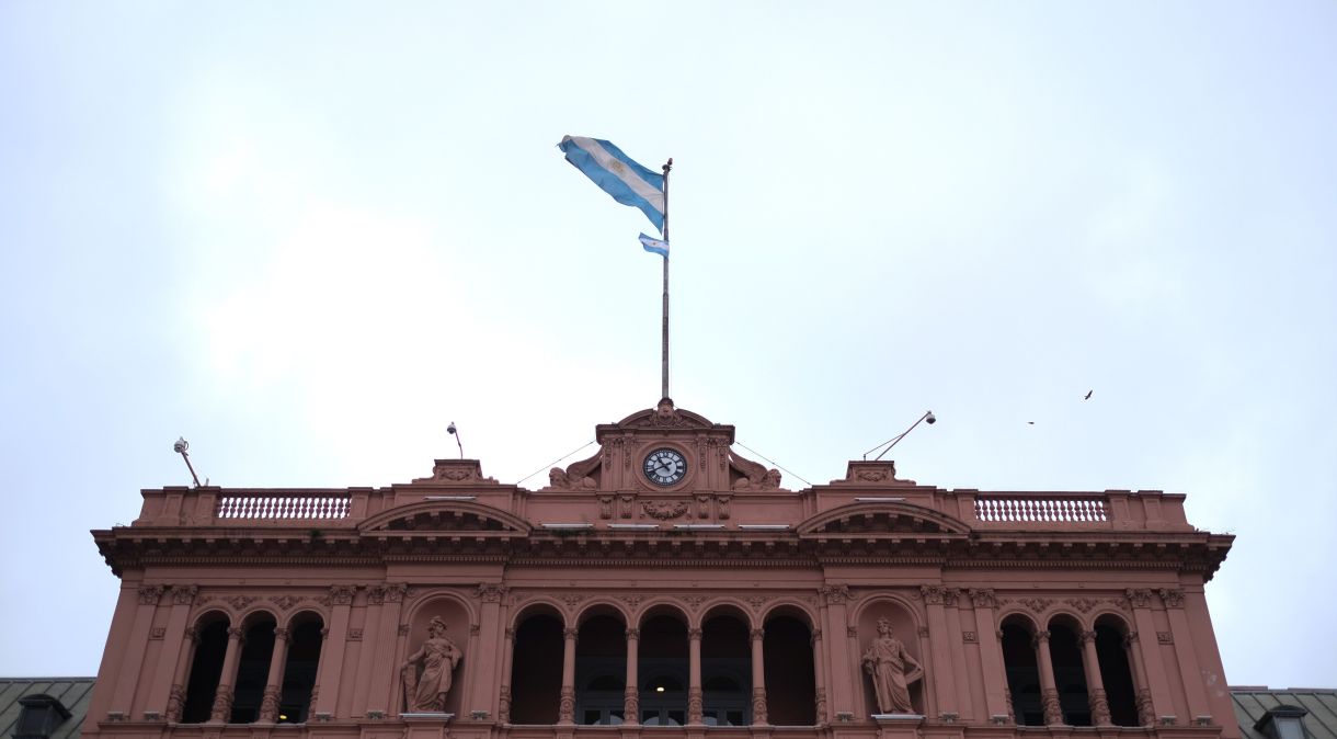 Palácio presidencial Casa Rosada, em Buenos Aires
