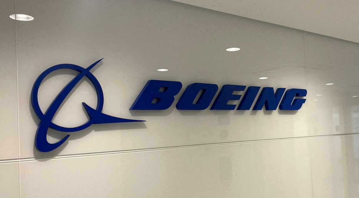 Logo da Boeing em São José dos Campos (SP)
