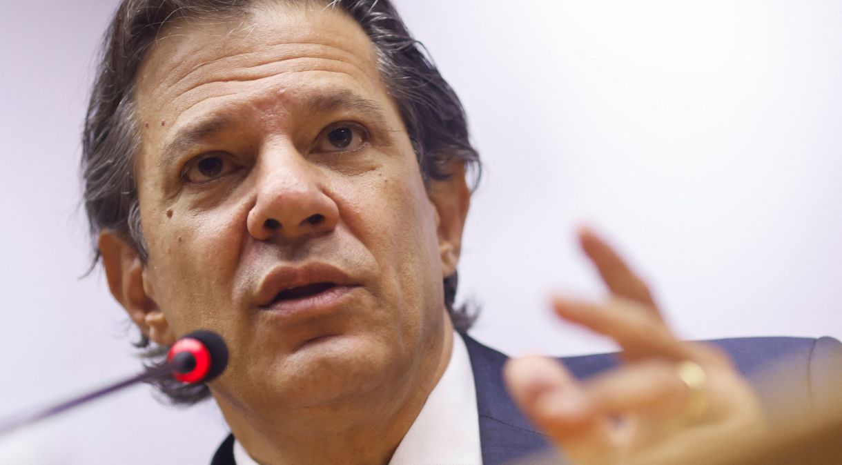 Ministro da Fazenda, Fernando Haddad, em Brasília