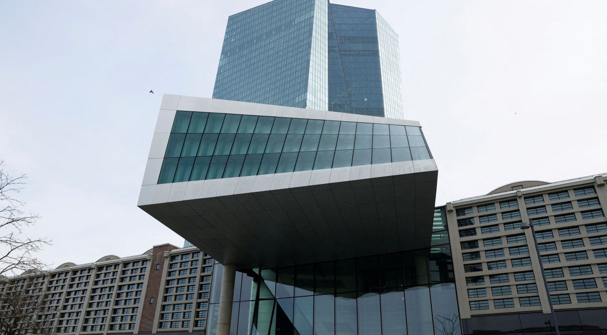 Sede do Banco Central Europeu (BCE), em Frankfurt, Alemanha