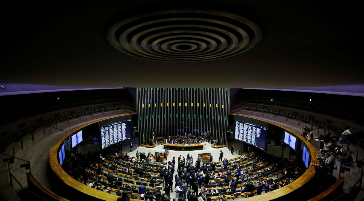 Plenário da Câmara dos Deputados, em Brasília