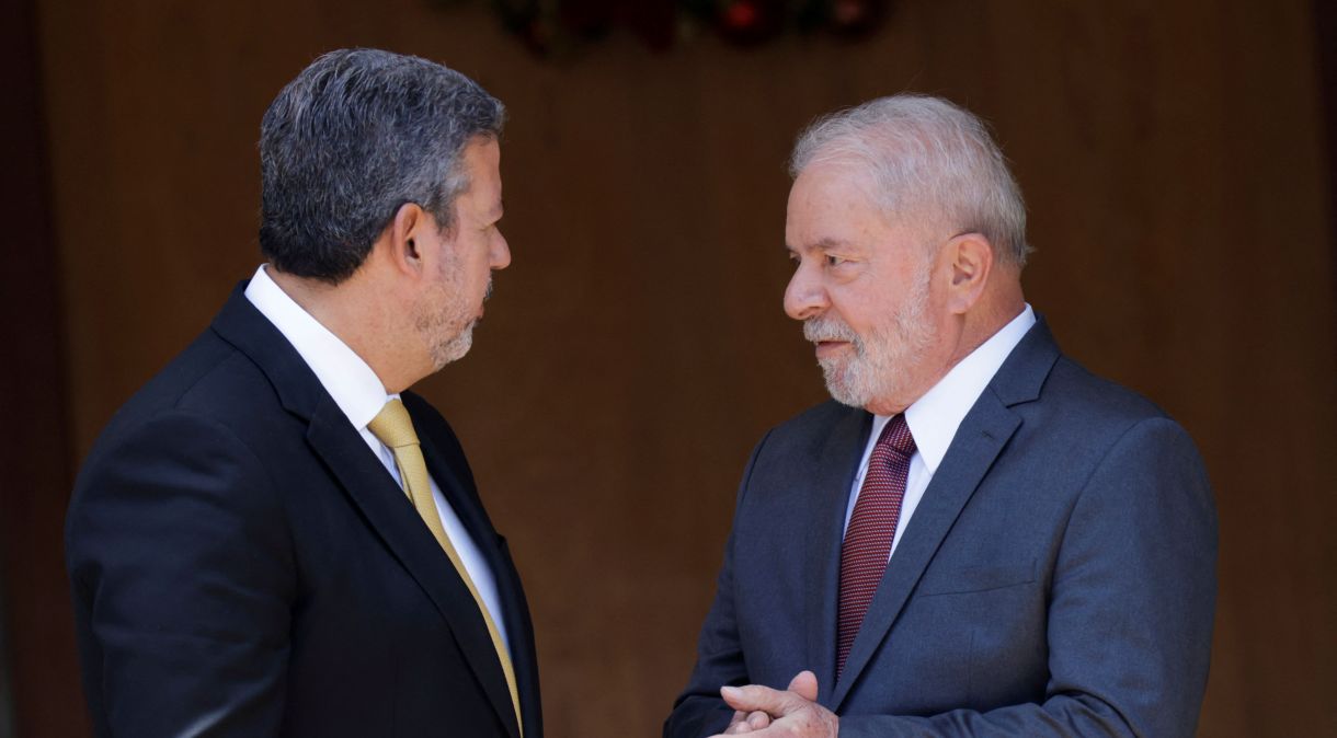 Presidente Luiz Inácio Lula da Silva e presidente da Câmara, Arthur Lira. Imagem de arquivo