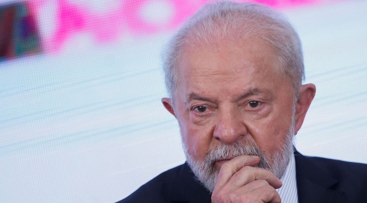 Presidente Lula durante cerimônia em Brasília