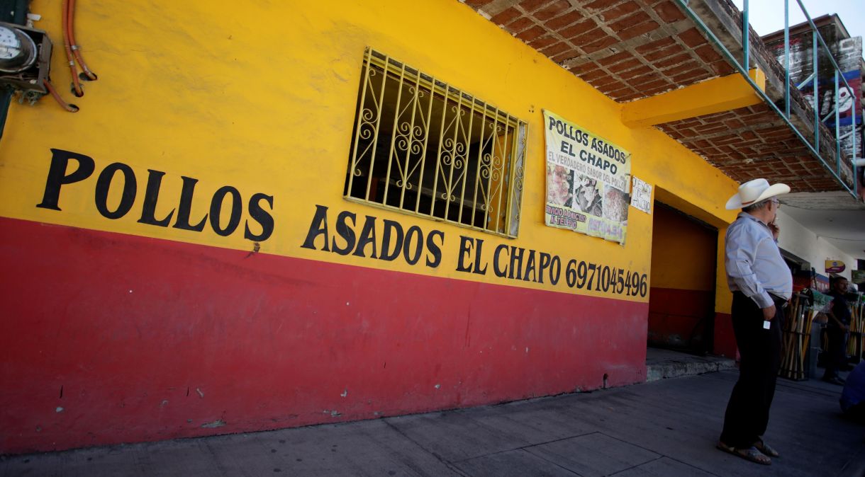 Restaurante chamado "El Chapo", na terra natal do narcotraficante Joaquín "El Chapo" Guzmán