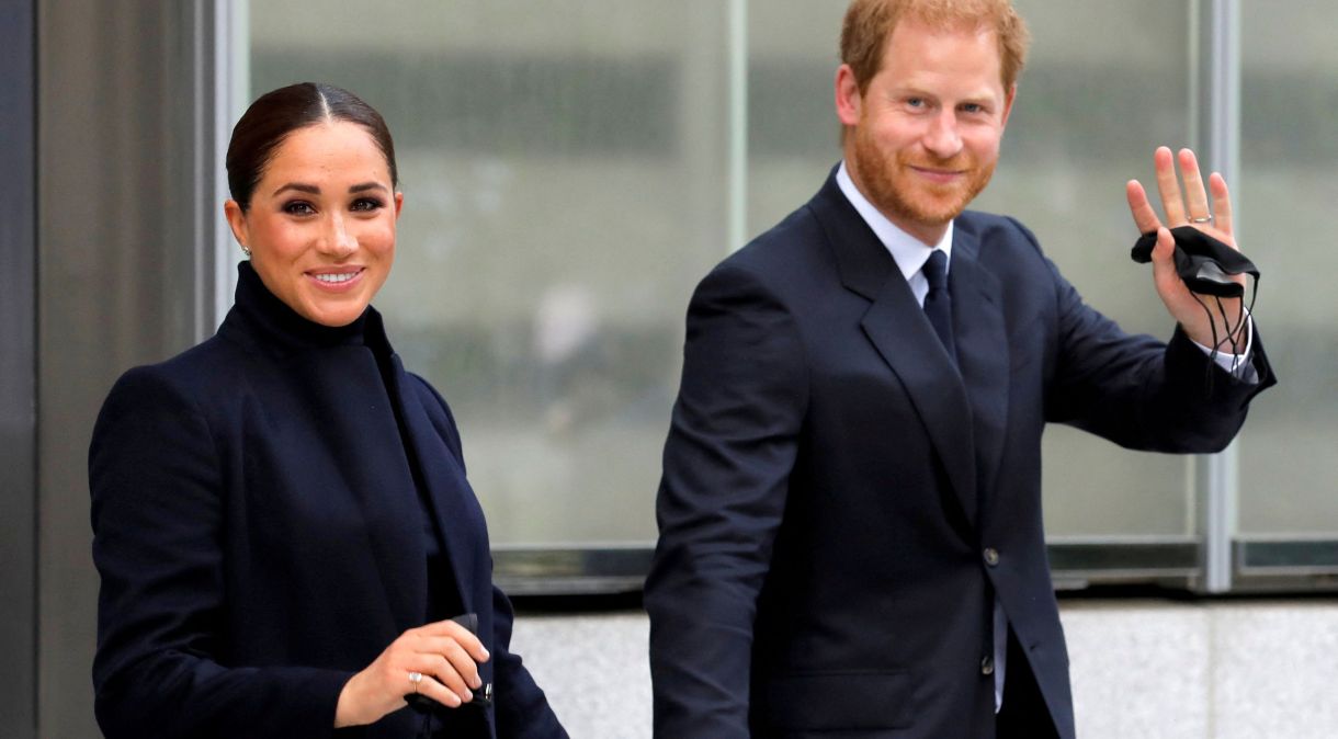 Príncipe Harry e sua esposa, Meghan Markle