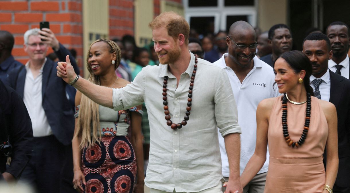 Príncipe Harry e Meghan na Nigéria