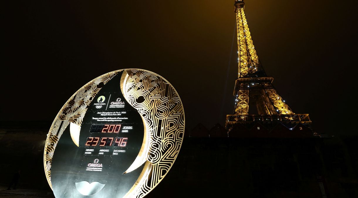 Contagem regressiva de 200 dias para Jogos de Paris
