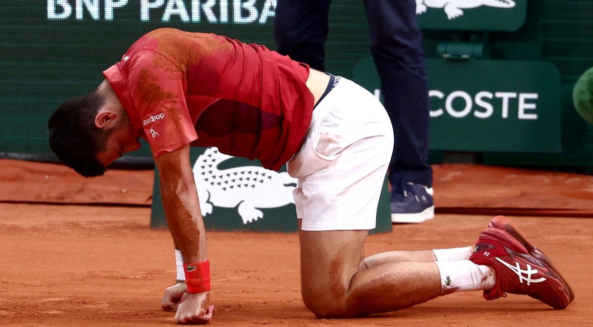 Djokovic está fora de Roland Garros