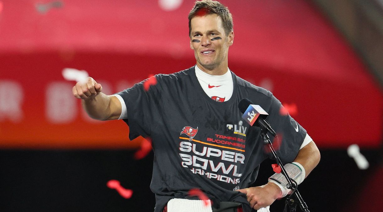 Tom Brady no Raymond James Stadium