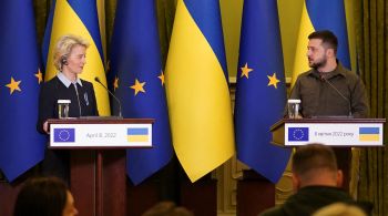 Presidente da Comissão Europeia, Ursula von der Leyen, condenou ataques em Bucha e disse que integração ucraniana pode levar semanas para ser avaliada