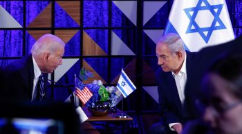 Presidente americano se reuniu com o premiê israelense nesta quarta-feira, em Tel Aviv, para discutir os rumos da guerra entre Isarel e Hamas