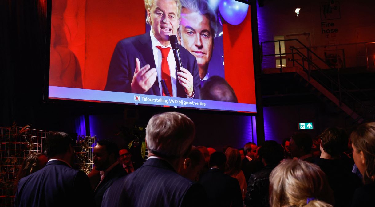 Geert Wilders discursa após eleição na Holanda
