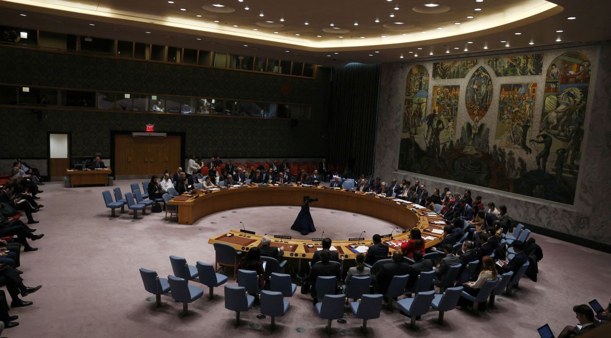 Plenário do Conselho de Segurança da ONU, em Nova York