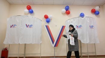 Além de cidades russas, votação também ocorre em territórios ucranianos ocupados ilegalmente durante guerra 