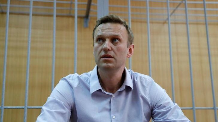 Opositor russo Alexei Navalny em Moscou, Rússia