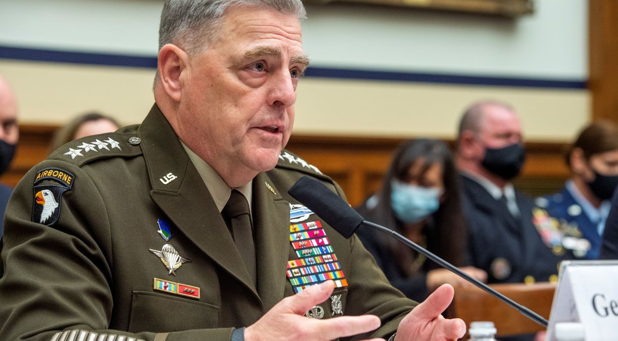 Mark Milley, general do Exército e chefe do Estado-Maior Conjunto, em Washington
