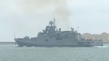 Embarcação tinha a bandeira de Palau, país da Oceania; Moscou advertiu que consideraria como potenciais transportadores de armas todos os navios que se dirigem para águas ucranianas