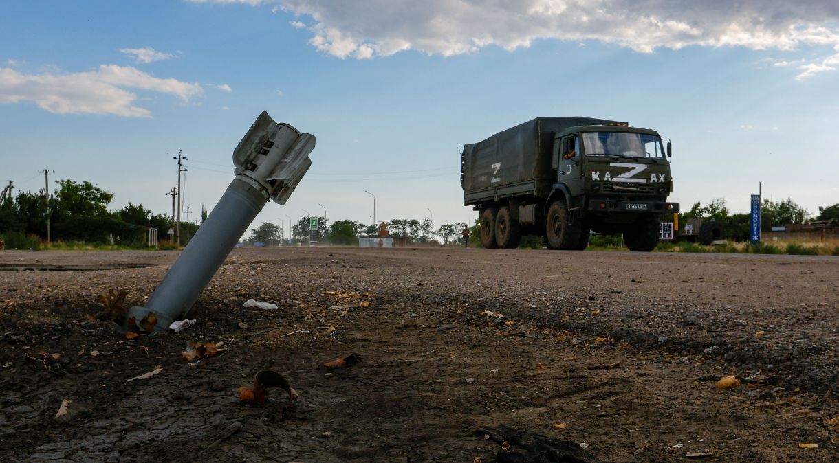 Região de Kherson, na Ucrânia