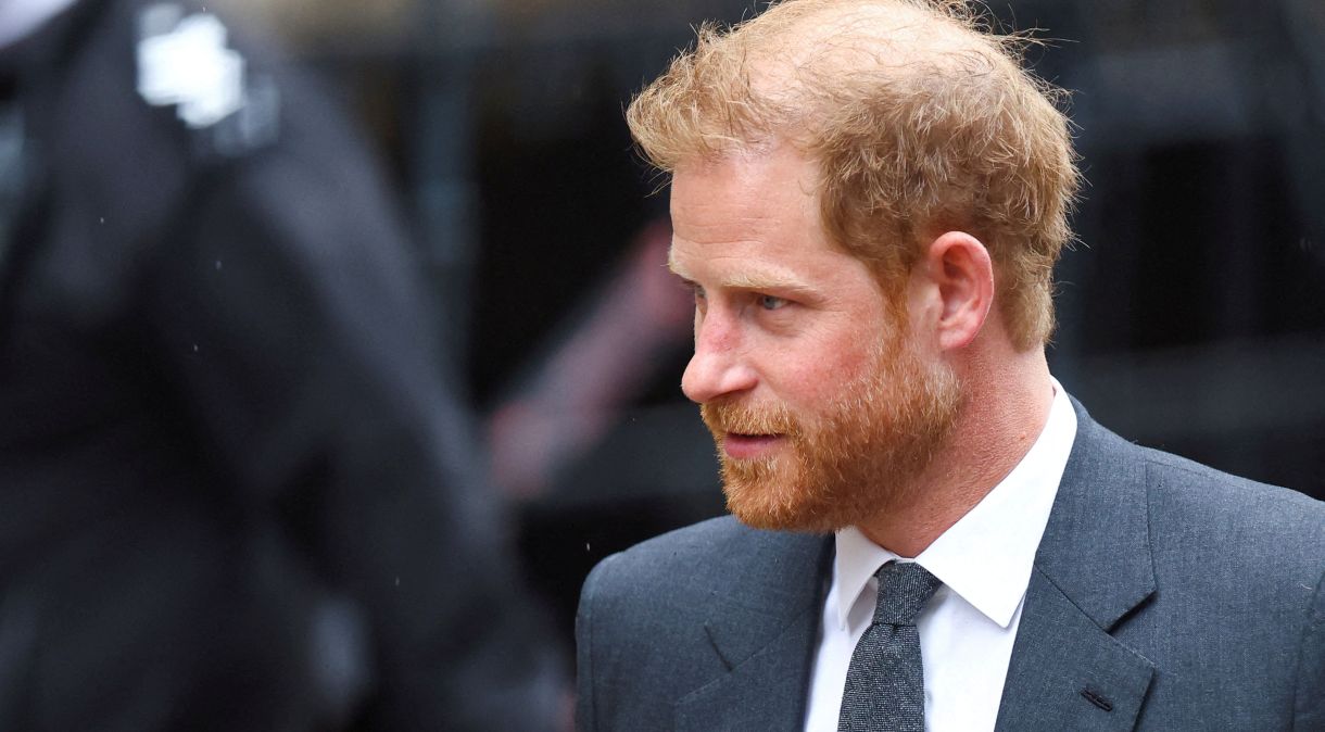 Príncipe Harry em Londres; ele é uma das 100 celebridades que processaram os tablóides britânicos