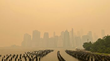 Cidade sofre há vários dias com os resíduos de incêndios florestais no Canadá e vem registrando os piores índices de qualidade do ar do mundo 