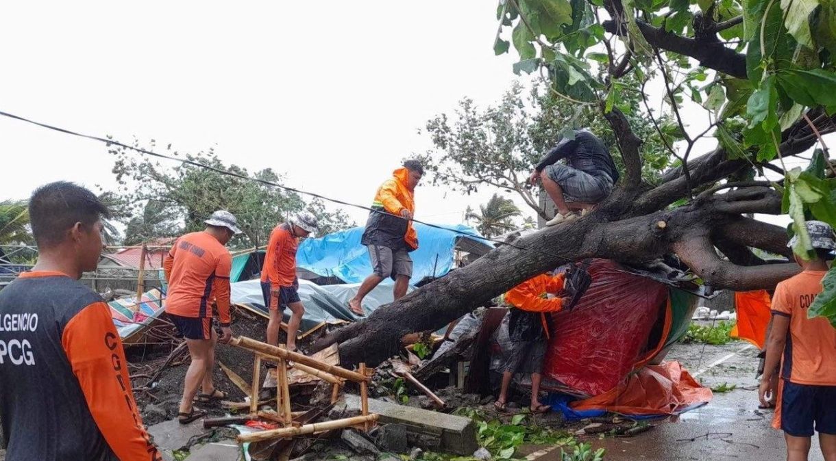 Tufão Doksuri atinge Filipinas