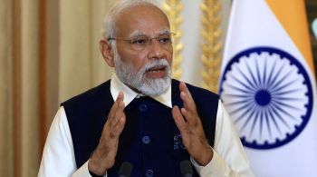 Primeiro-ministro Narendra Modi discursou em cerimônia de abertura da sessão do COI, em Mumbai