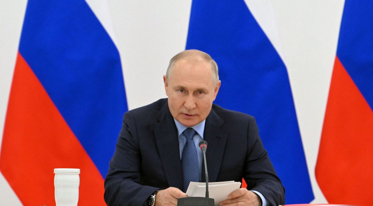 Presidente russo Vladimir Putin em Izhevsk