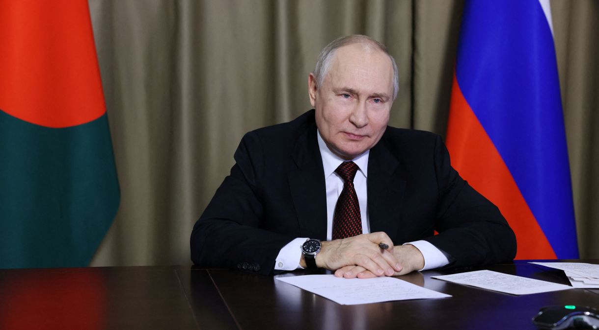 O presidente russo, Vladimir Putin, afirmou que Ocidente perdeu o sentido de realidade