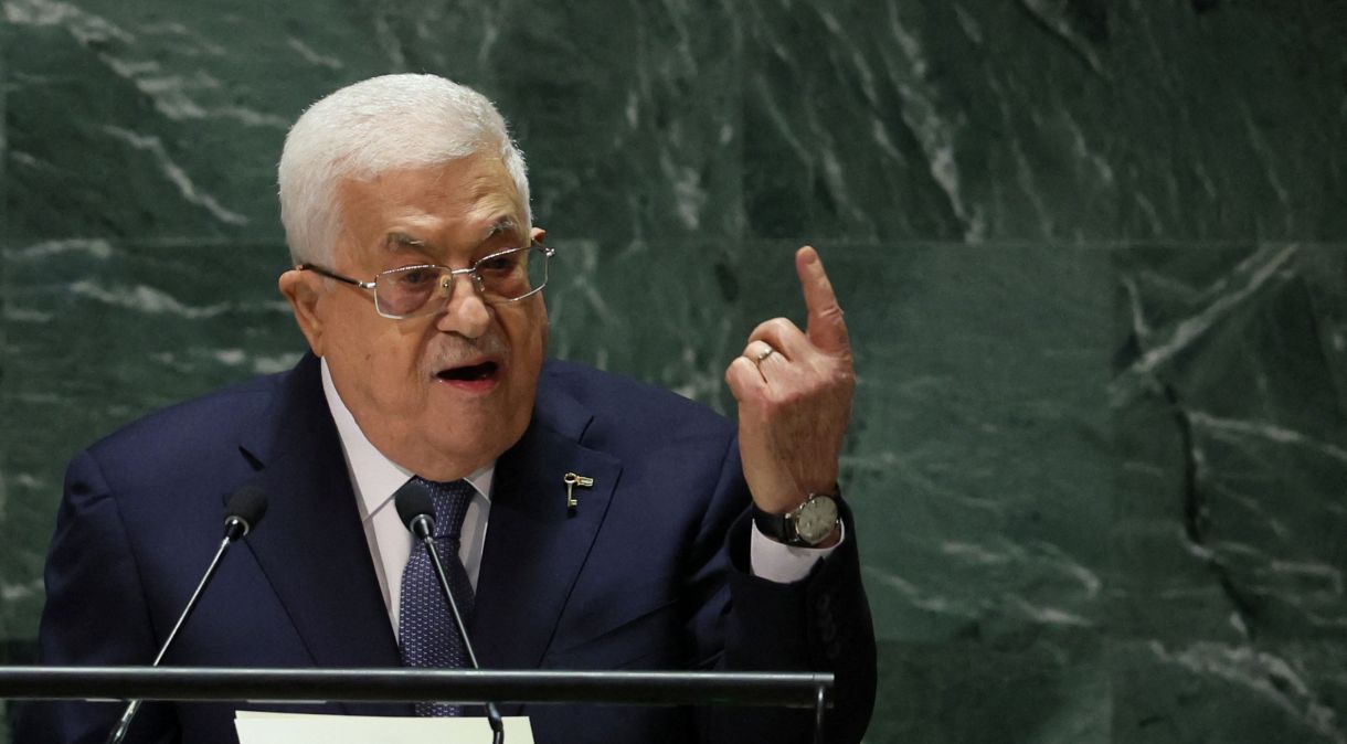 Mahmoud Abbas, presidente da Autoridade Palestina