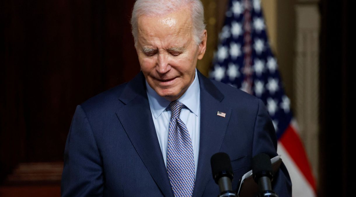 Presidente dos EUA, Joe Biden, se reuniu com o prêmie israelense nesta quarta-feira (18)