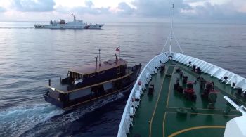 Comentários foram feitos um dia depois que os militares chineses disseram que um navio militar filipino “entrou ilegalmente” em águas próximas ao Scarborough Shoal
