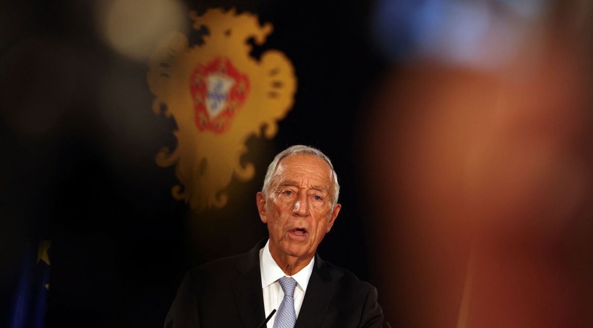 Presidente de Portugal, Marcelo Rebelo de Sousa, em Lisboa