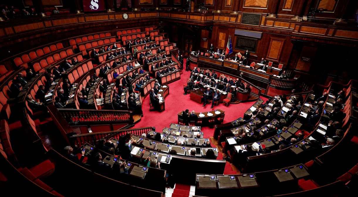 Plenário do Senado da Itália