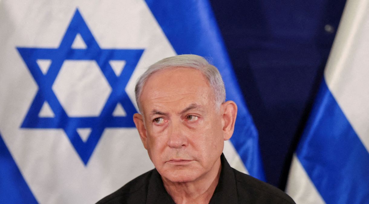 Benjamin Netanyahu em Tel Aviv