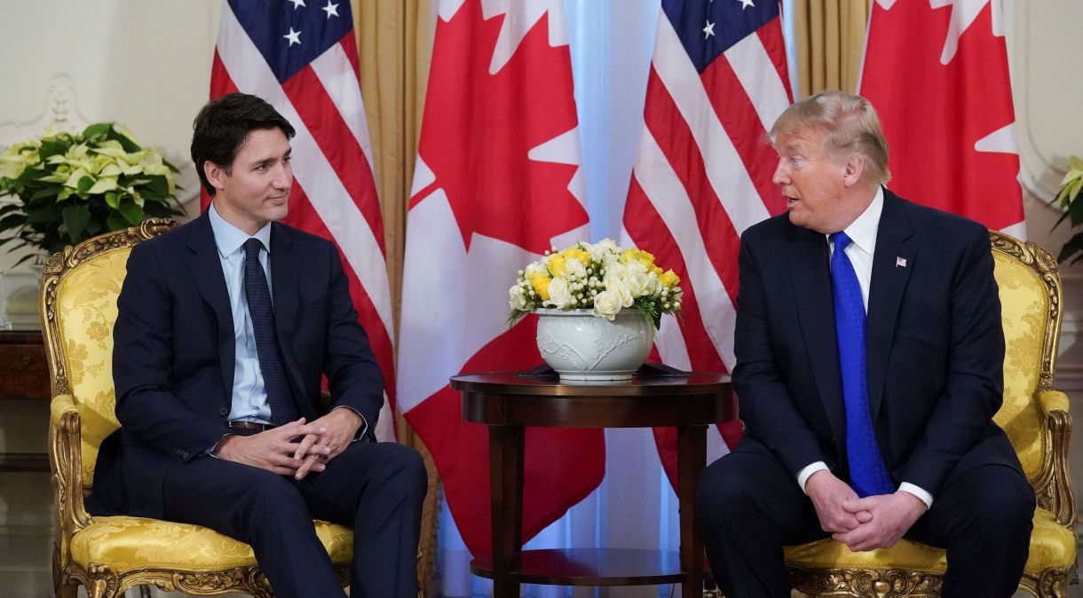Trudeau e Trump se reúnem em Londres, antes de cúpula da Otan